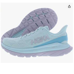 HOKA ONE ONE Mach 4 Tennis Shoes, Blue Glass/Coastal Shade (𝐬𝐞𝐞 𝐩𝐡𝐨𝐭𝐨𝐬)